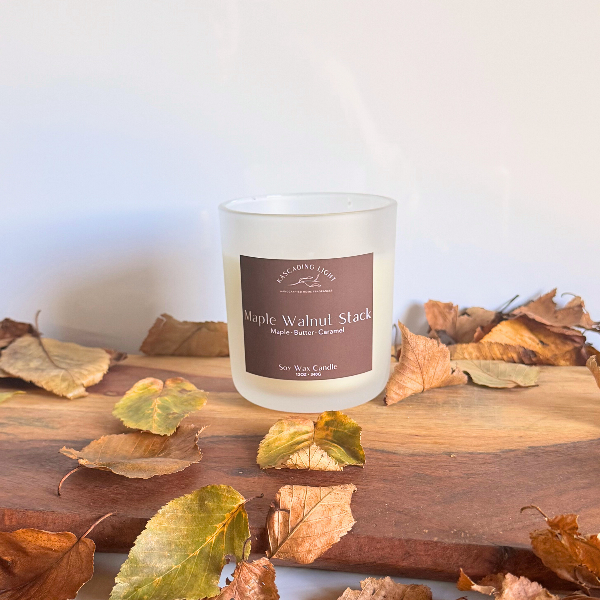 Maple Walnut Stack | 12oz Tumbler