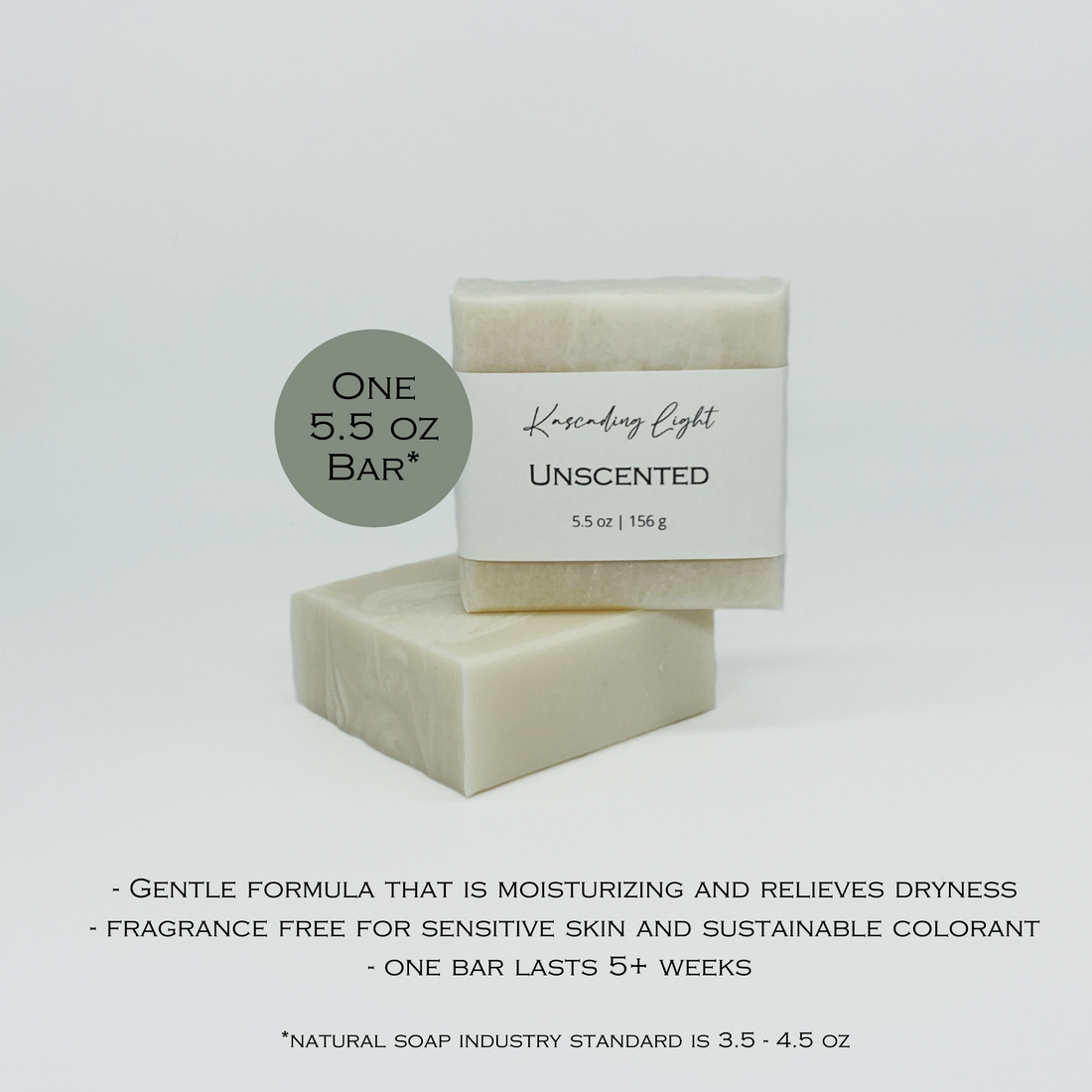 Unscented | 5.5oz Soap Bar